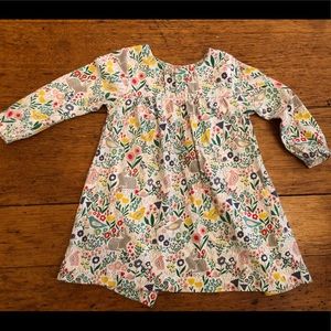 Baby Boden cotton button down bunny dress